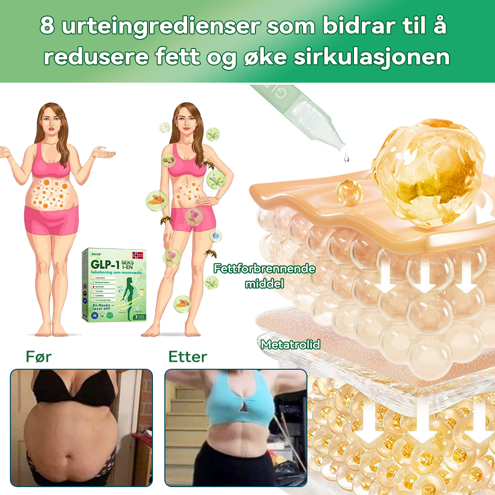 𝑶𝒇𝒇𝒊𝒄𝒊𝒂𝒍 𝑺𝒕𝒐𝒓𝒆 | 𝑯𝑯𝑽𝑩®👩⚕️𝐺𝐿𝑃-𝟏 Seks-i-én helseløsning som munnvæske (Kun én gang i uken – synlige resultater på 7 dager) ✅ For overvekt, hjerte- og karhelse, diabetes, søvnapné, leddplager og mer